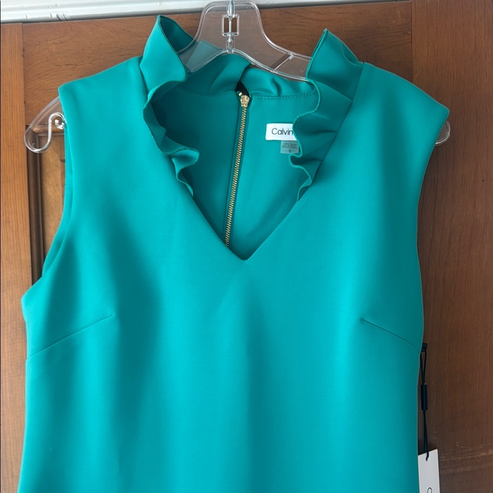 Calvin Klein Teal Sleeveless Top